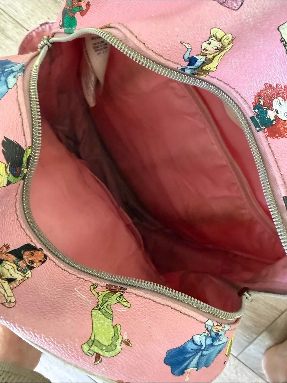 Kids Pink Princess Character Backpack